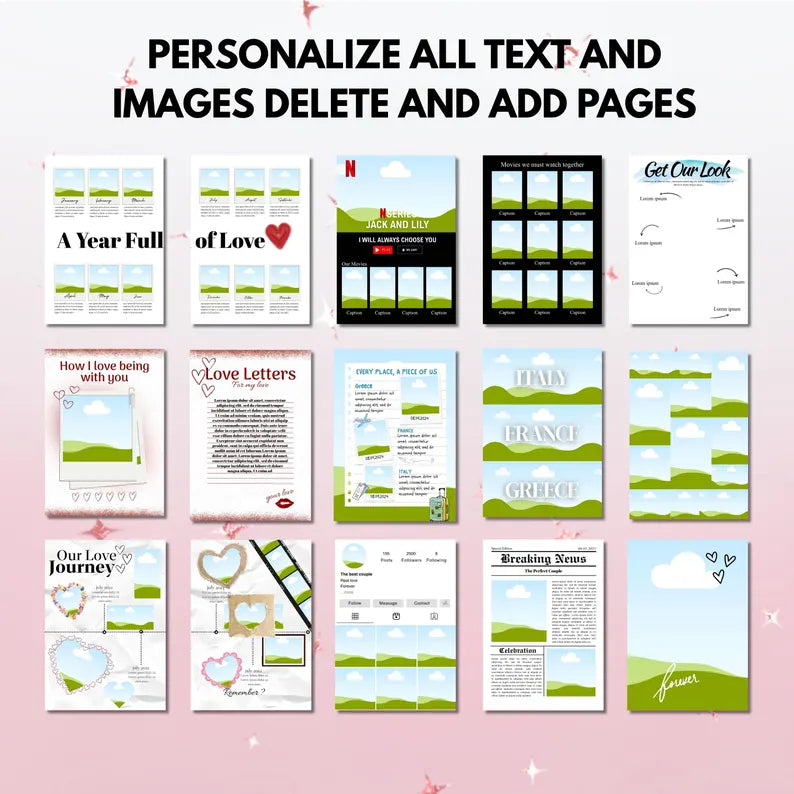 Storybook inside pages preview four